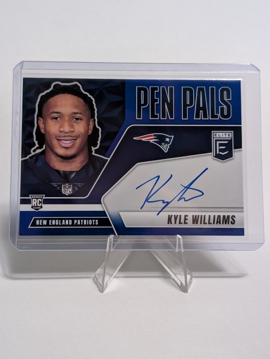 2025 Donruss Elite Kyle Williams Pen Pals Blue Ink On-Card Auto