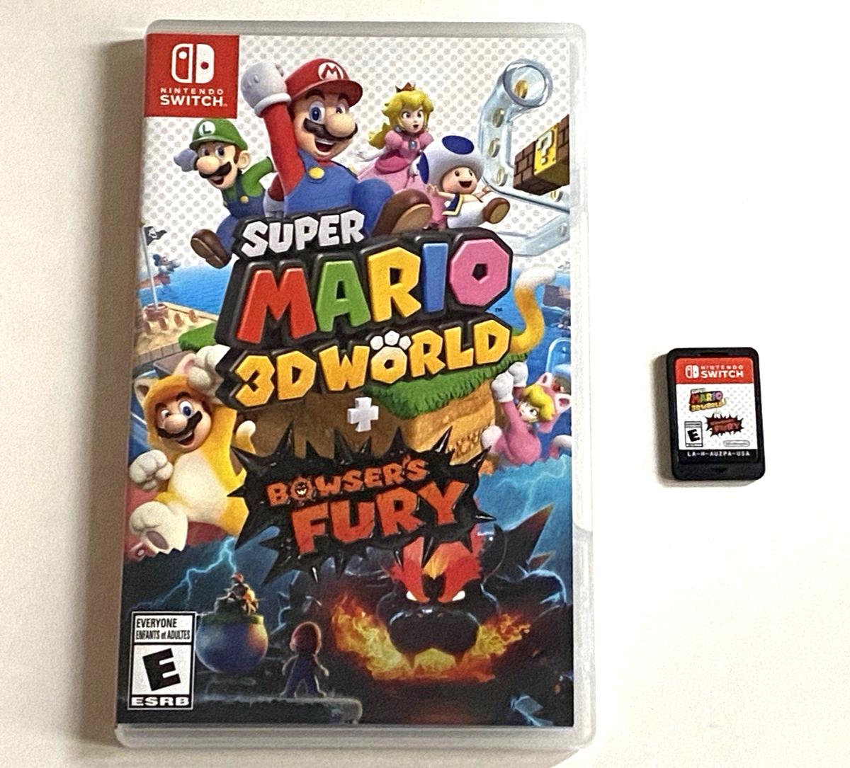 Super Mario 3D World Plus Bowser's Fury Nintendo Switch Game Case