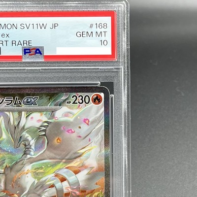PSA 10 Reshiram Zekrom SAR Set White Flare Black Bolt Pokemon Card