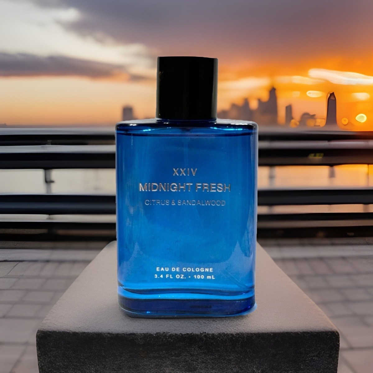 🆕 TRU FRAGRANCE XXIV MIDNIGHT FRESH CITRUS & SANDALWOOD 🍊 EAU DE