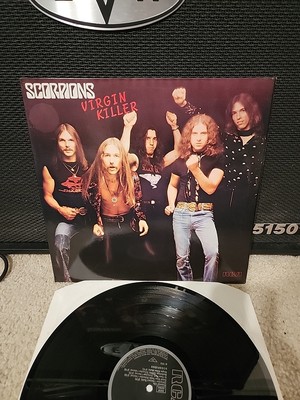 Scorpions Virgin Killer Lp Vinyl 80s German Press VG+/NM- Wax RARE