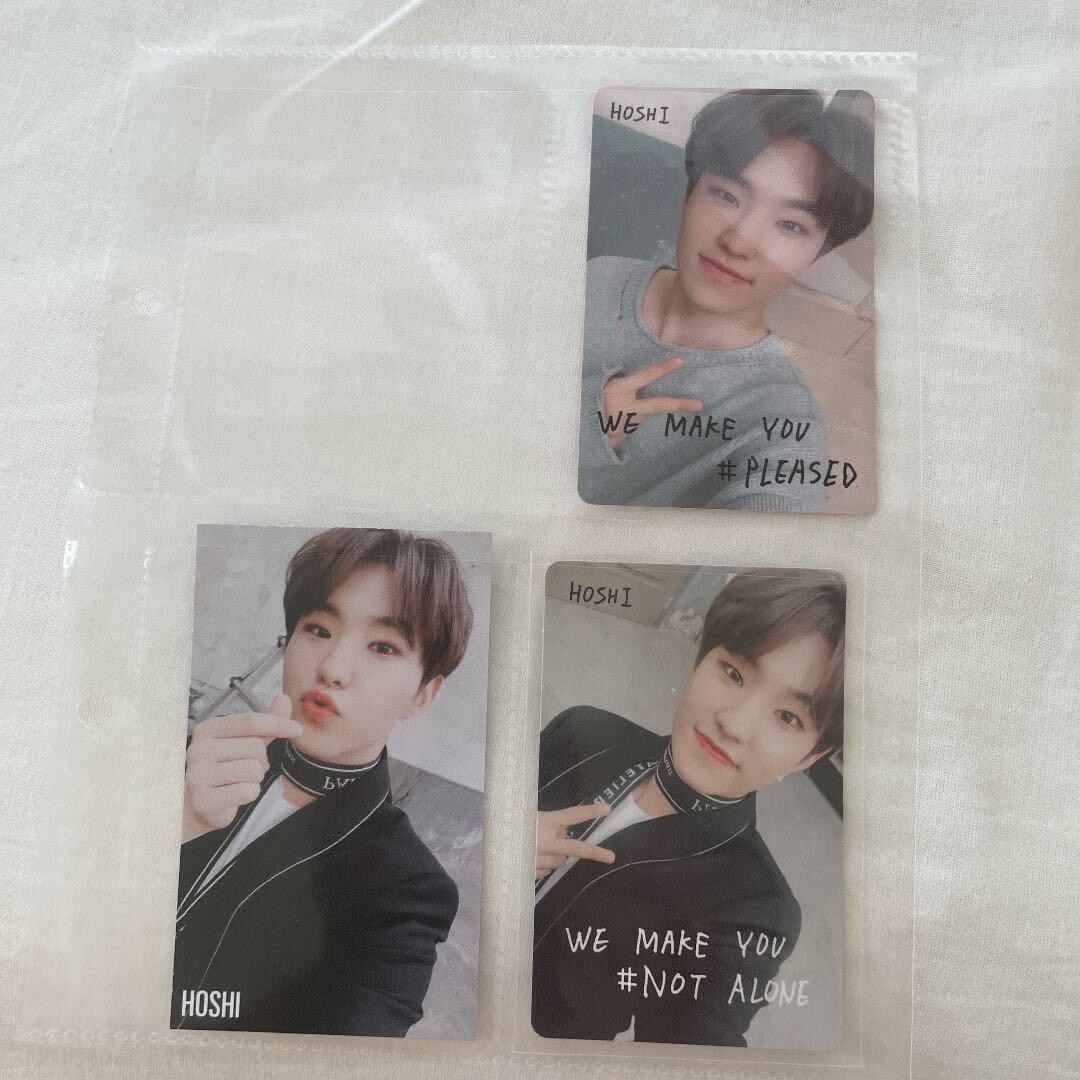 SEVENTEEN Japan 1st mini album we make you Hoshi Photocard set of