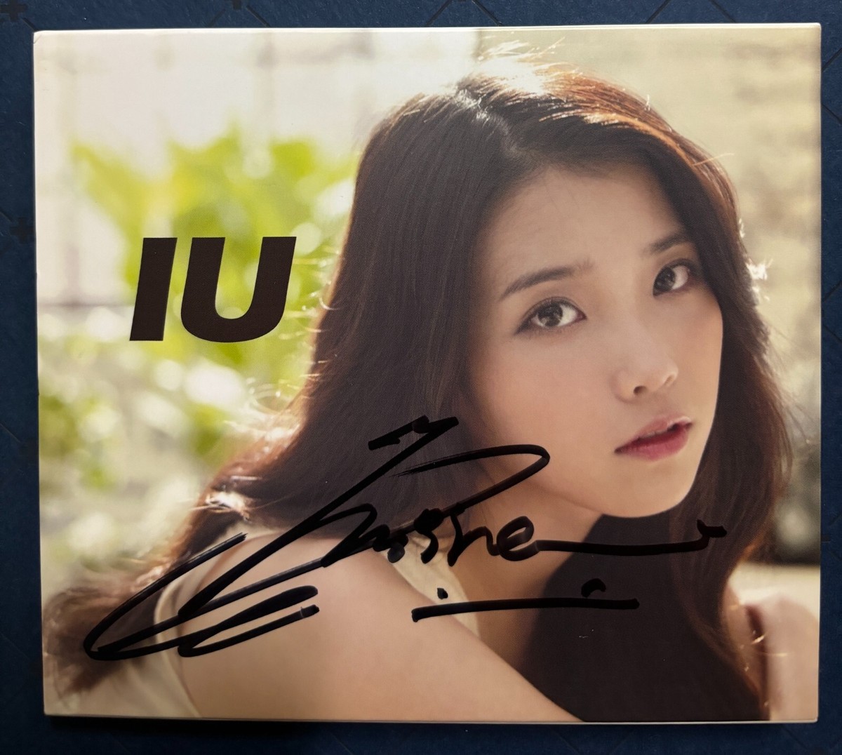 IU [GOOD DAY] Autographed Signed Album JAPAN SINGLE UNIQUE | eBay