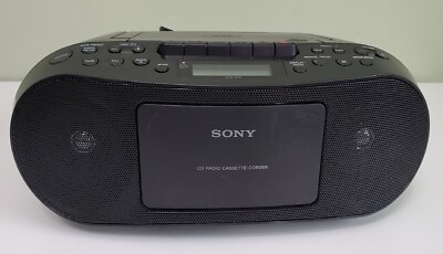 SONY Boombox CFD-S50 Portable CD Radio Cassette Works Great | eBay