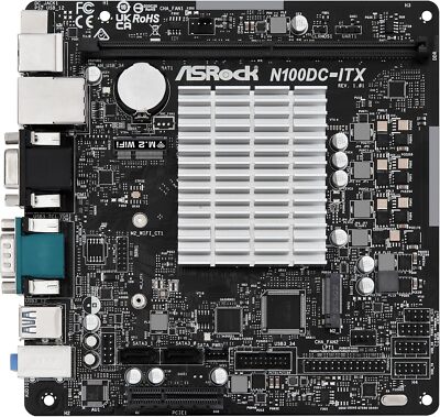 ASRock N100DC-ITX Motherboard Intel Quad-Core N100 Onboard CPU