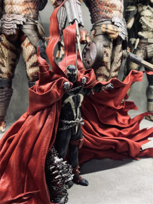 Ultimate Wired Cape Cloak & Metal Chain x 2 for 7'' McFarlane