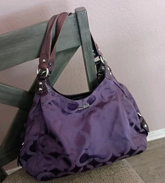 Coach Purple Hobo Bags & Handbags for Women for sale | eBay