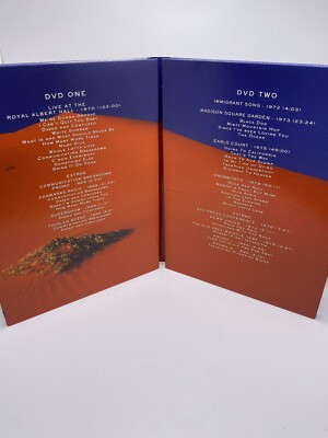 Led Zeppelin 2003 DVD 2-Disc Set Live in Concert DVDs 603497019823