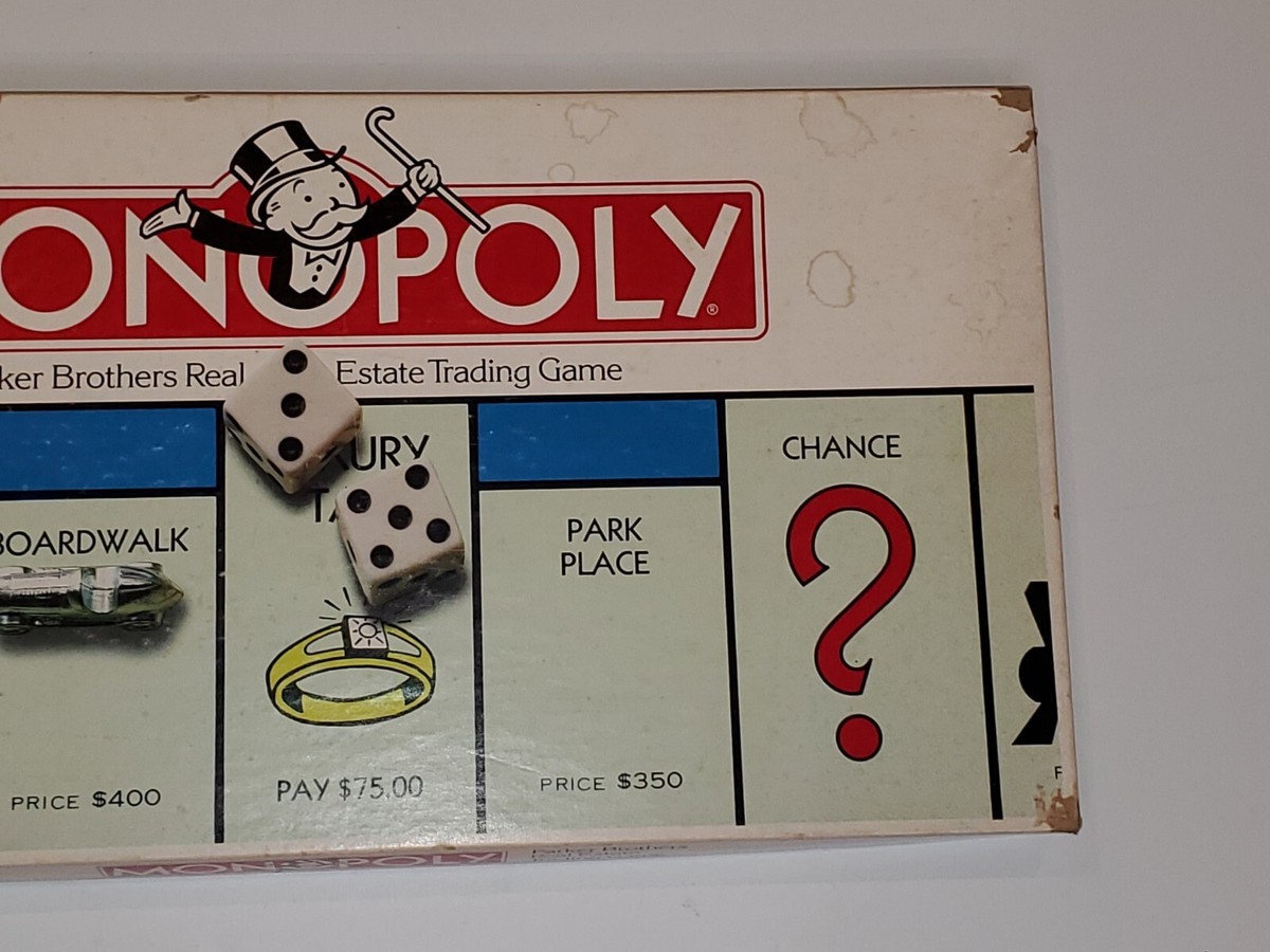 Vintage 1985 Parker Brothers MONOPOLY Board Game Classic Original
