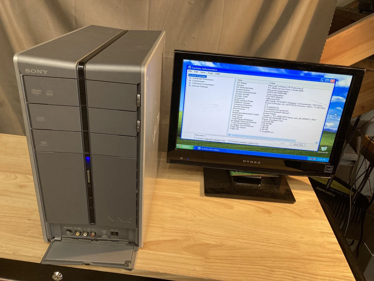 Sony VAIO 2.50-2.99GHz PC Desktops & All-In-One Computers for sale