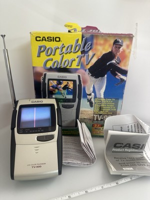 Casio TV-900 Vintage Portable Color LCD Handheld TV 2.3