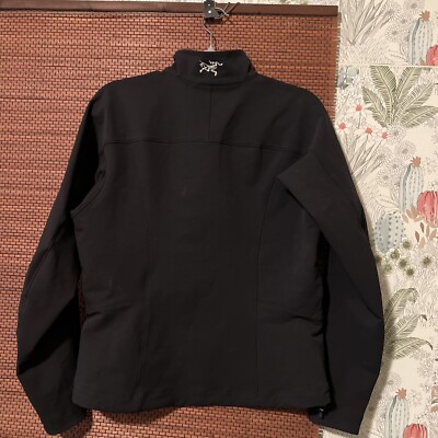 Arc'teryx CA34438 Soft-Shell Full-Zip Jacket Black Women's Medium