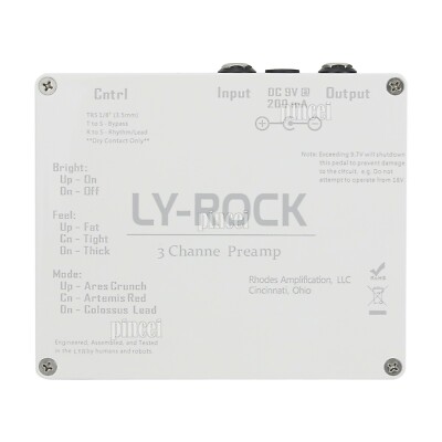LY-ROCK LYR 3 Channel Guitar Preamp Pedal Effect Pedal For KSR