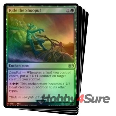 Foil Ride The Shoopuf X4 M/NM Magic: The Gathering MTG Final