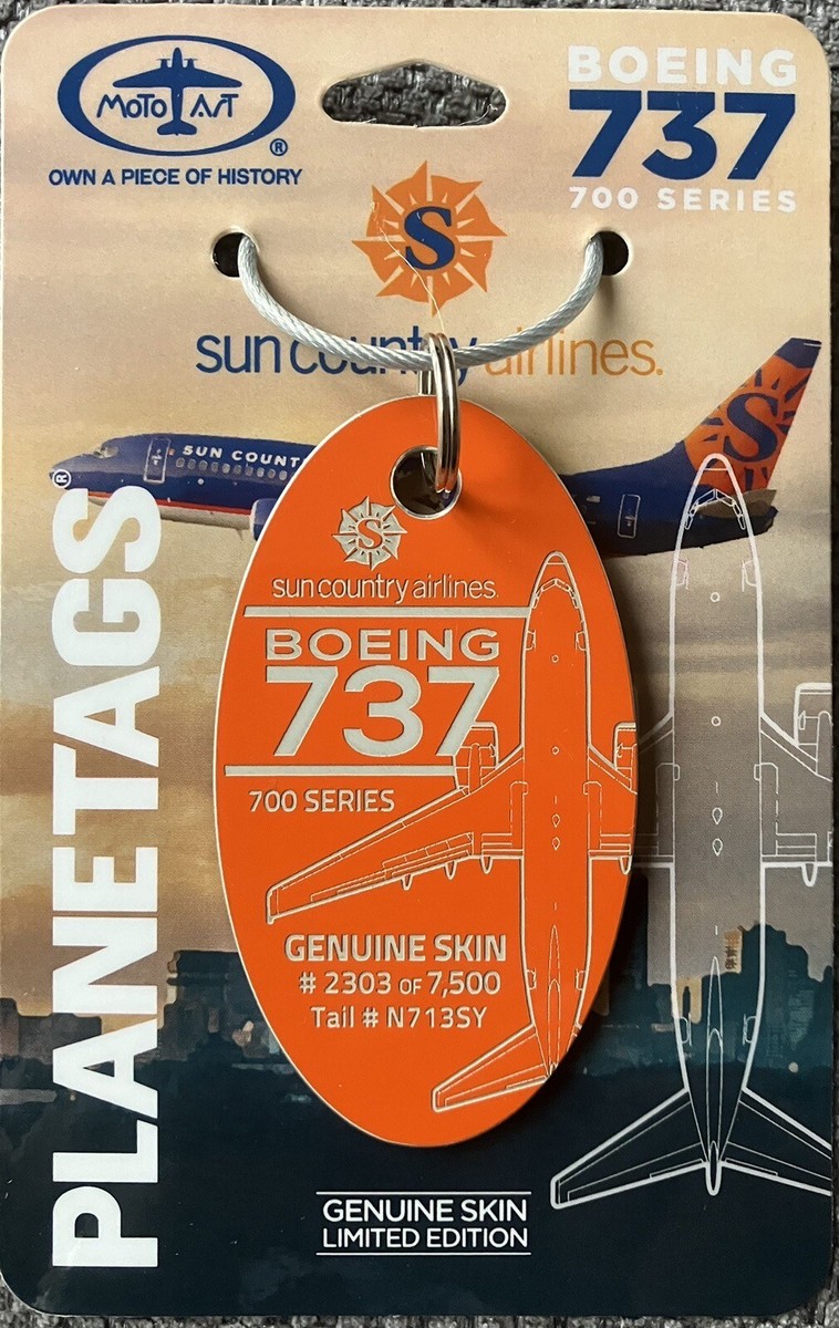 PLANETAGS : SUN COUNTRY AIRLINES BOEING 737-700 SERIES : N713SY