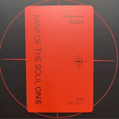 💜BTS MAP OF THE SOUL ON:E ONE Blu Ray Full set w/ SG SUGA Yoongi