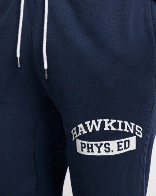 NIKE x STRANGER THINGS HAWKINS HIGH PHYS. ED SWEATPANTS BLUE