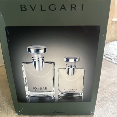 Bvlgari Pour Homme EDT 3.4oz gift set NEW IN BOX. Vintage | eBay