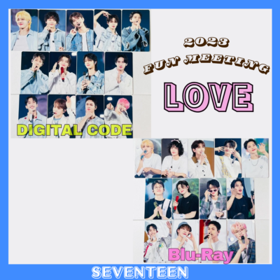 SEVENTEEN LOVE FAN MEETING 2023 JAPAN Photo card Blu-ray, DIGITAL