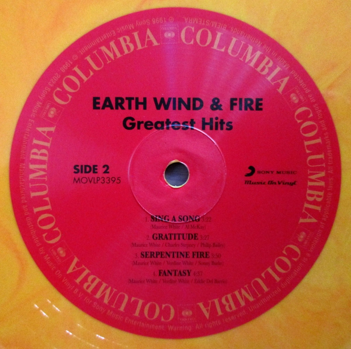 EARTH, WIND & FIRE - Greatest Hits (2023) 2 x Flaming Colored