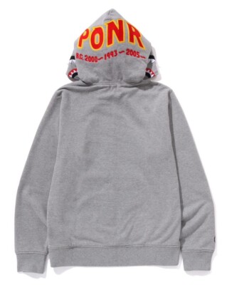 A BATHNIG APE Men's 2ND SHARK FULL ZIP HOODIE 1K70115006 r | eBay