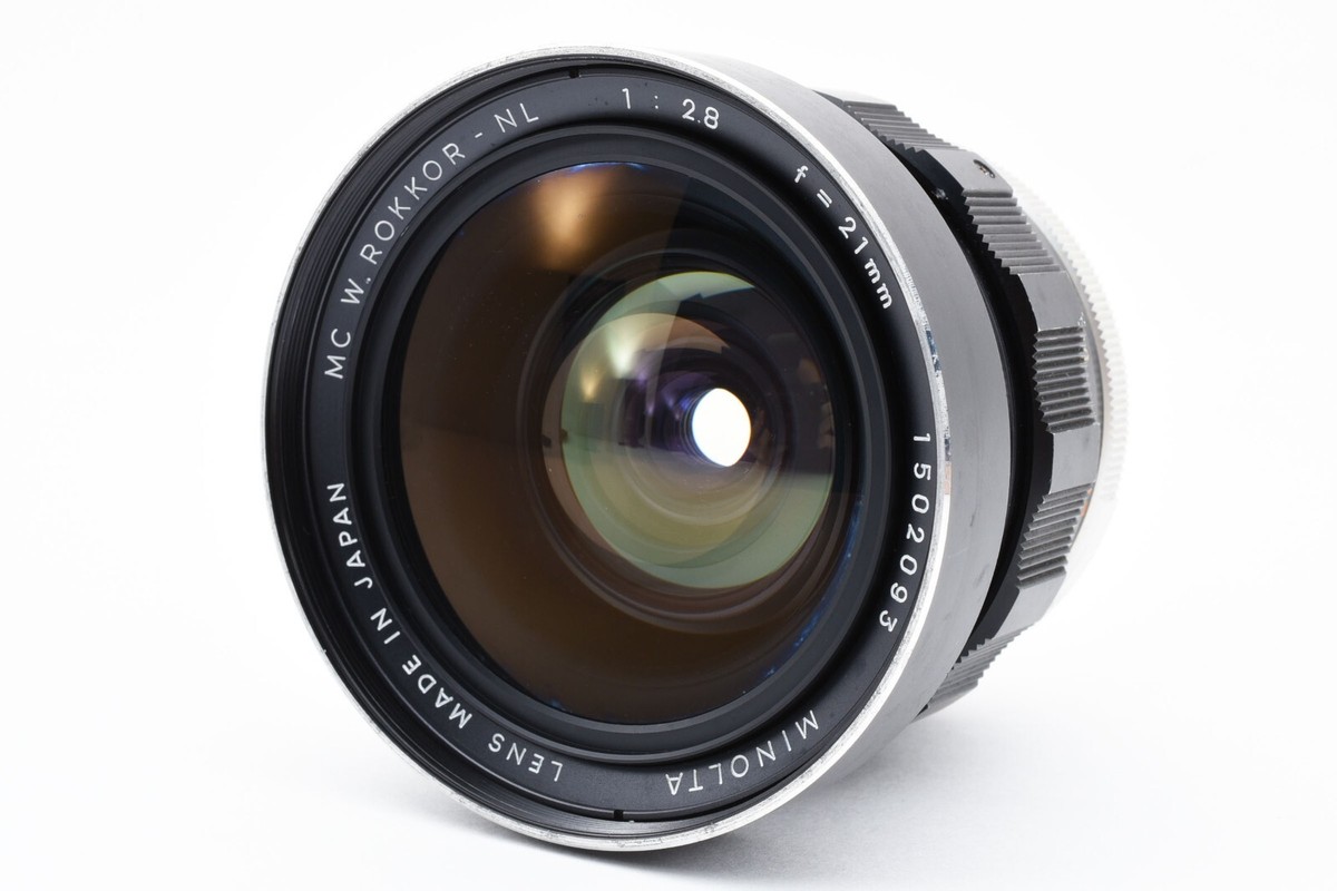 Minolta MC W.Rokkor-NL 21mm F2.8 Wide Angle Lens SR MC MD JAPAN | eBay