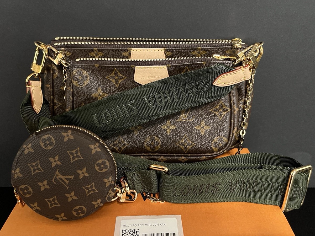 NEW* Louis Vuitton Multi Pochette Accessoires M44813 Khaki | eBay