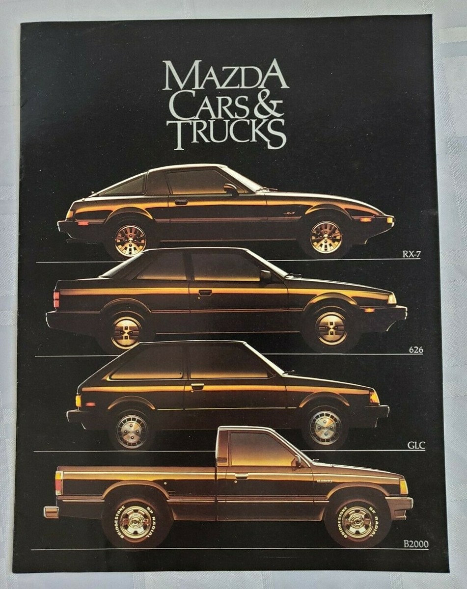 1980'S MAZDA CAR AND TRUCK DEALERSHIP INFORMATION SPEC BOOKLET