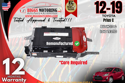 12-17 Factory Oem Toyota Prius C Rebuilt Hybrid Battery G9280