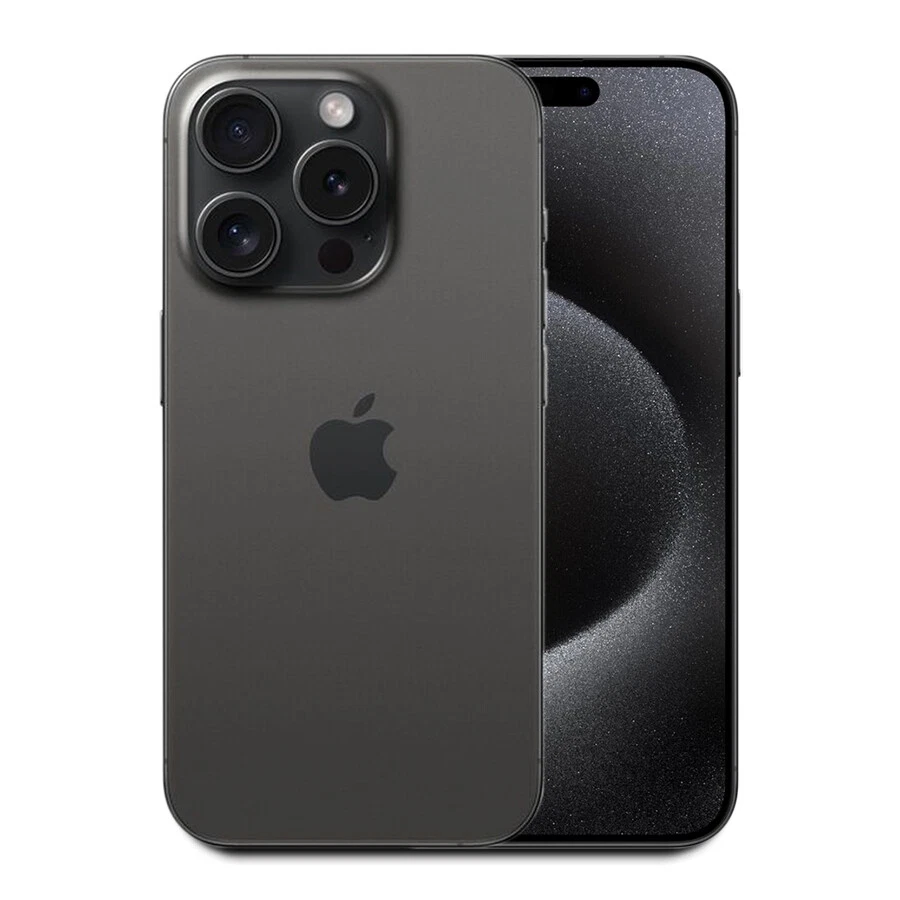 Apple iPhone 15 Pro - 256 GB - Black Titanium (Unlocked) for sale