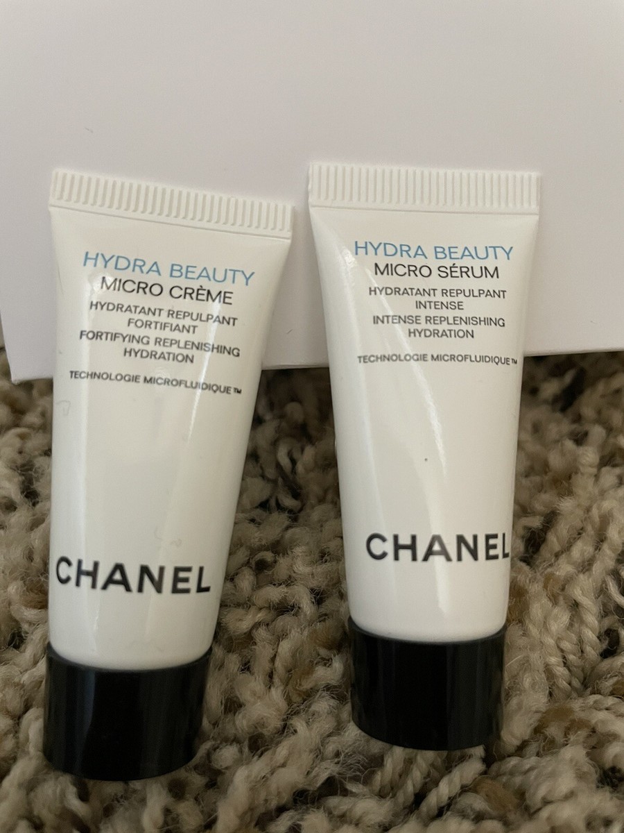 Set Of 5) Chanel Hydra Beauty Micro Cream/Serum And Perfumes