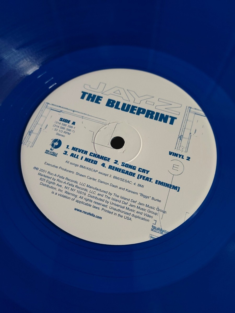 Jay Z - The Blueprint 2xLP Promo Blue Vinyl w/ Inserts NM/VG | eBay