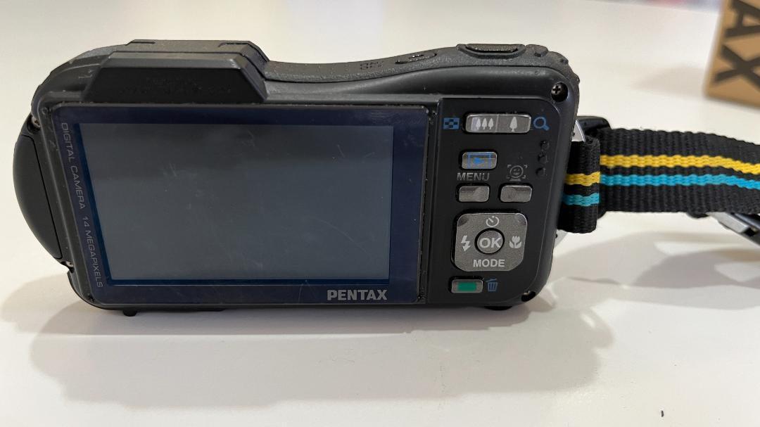 PENTAX OPTIO WG-1,Purple,5x,2.7in,14MP,WP/SP Excellent from JAPAN