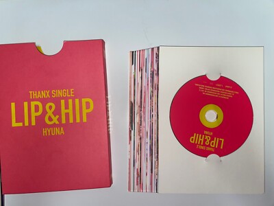 HYUNA [LIP & HIP] THANX SINGLE AUTOGRAPHED SIGNED ALBUM RARE