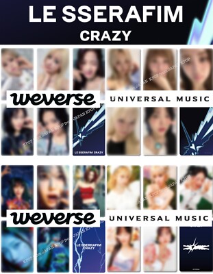 LE SSERAFIM CRAZY JAPAN STORE POB LUCKY DRAW PHOTOCARD WEVERSE UMS