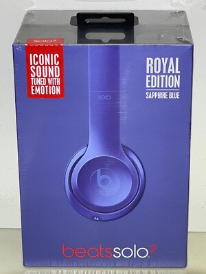 Beats Solo 2 Headphones Solo2 Wired On-Ear Headband Royal Edition