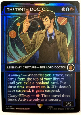MTG The Tenth Doctor (Showcase Foil) Doctor Who 0561 NM | eBay