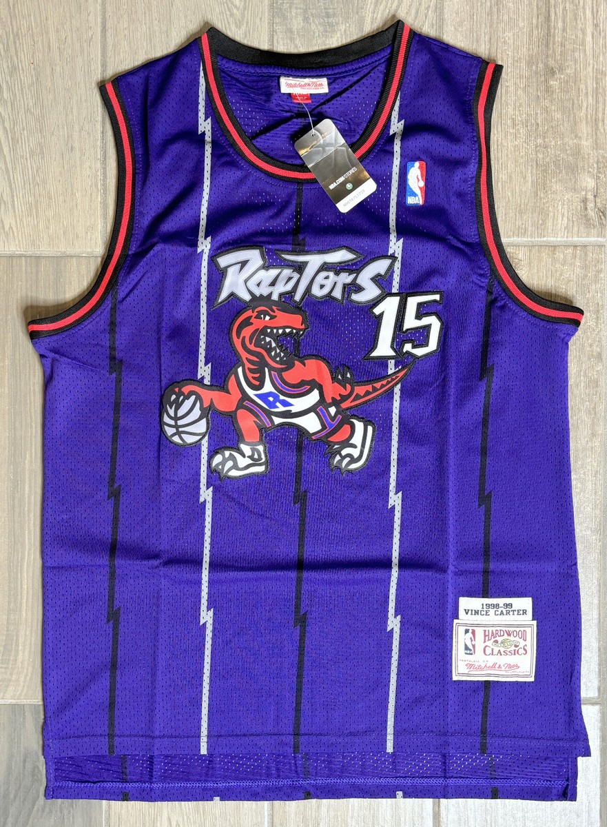 Vince Carter #15 Toronto Raptors Basketball Jersey Purple Mitchell