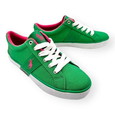 Polo Ralph Lauren - GILLIAN Sneakers, Kelly Green Canvas, US