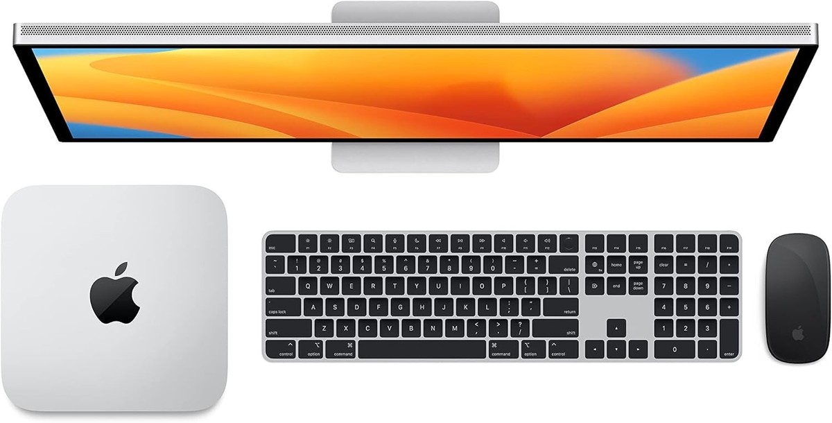Mac Mini (2023) M2 — Apple 8-core CPU 10-core GPU — Up to 24GB RAM