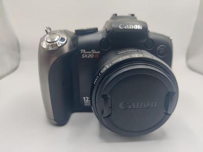 Canon PowerShot SX20 IS 12.1MP Digital Camera - Black for sale