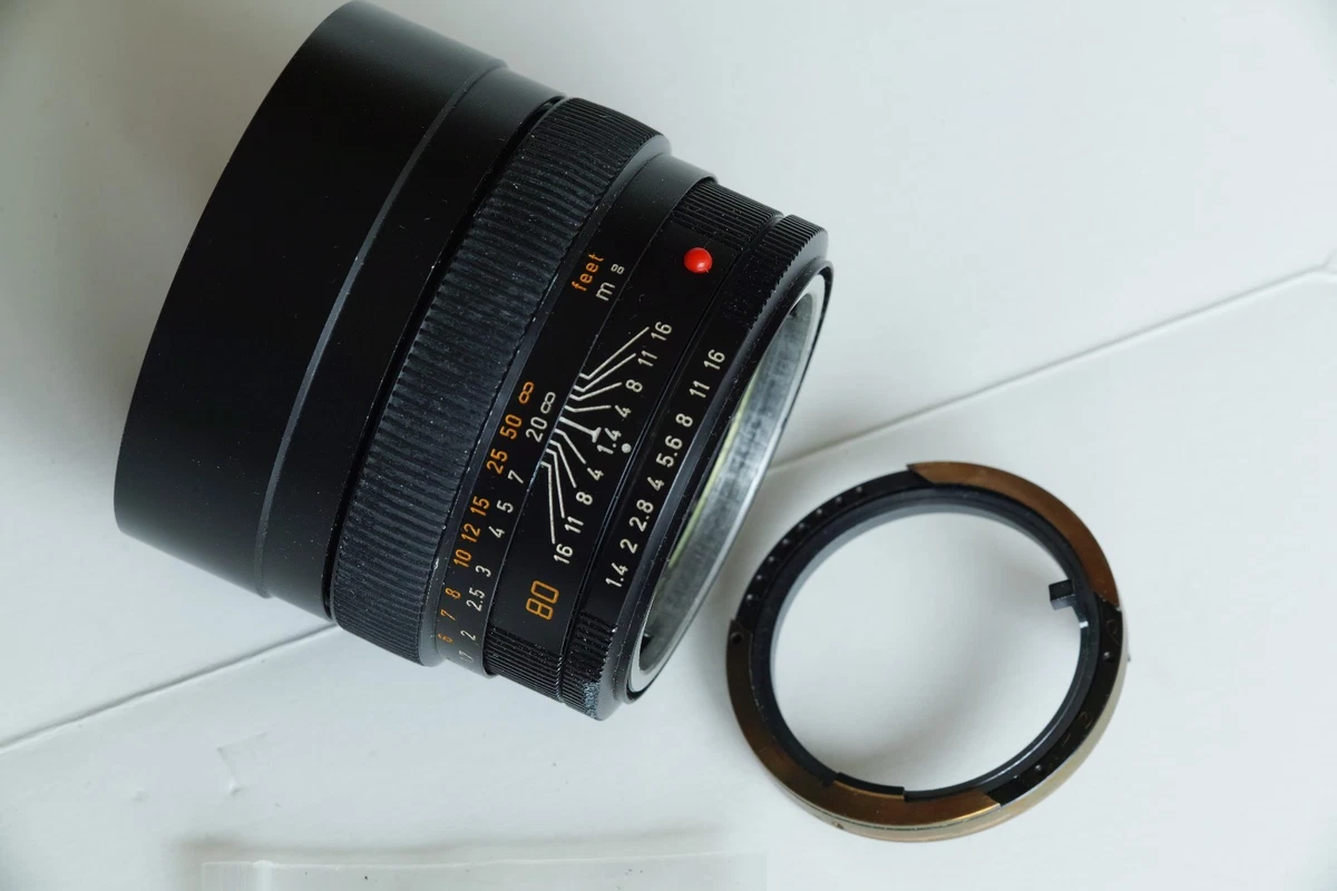 Leica SUMMILUX-R 80mm Focal f/1.4 Camera Lenses | eBay