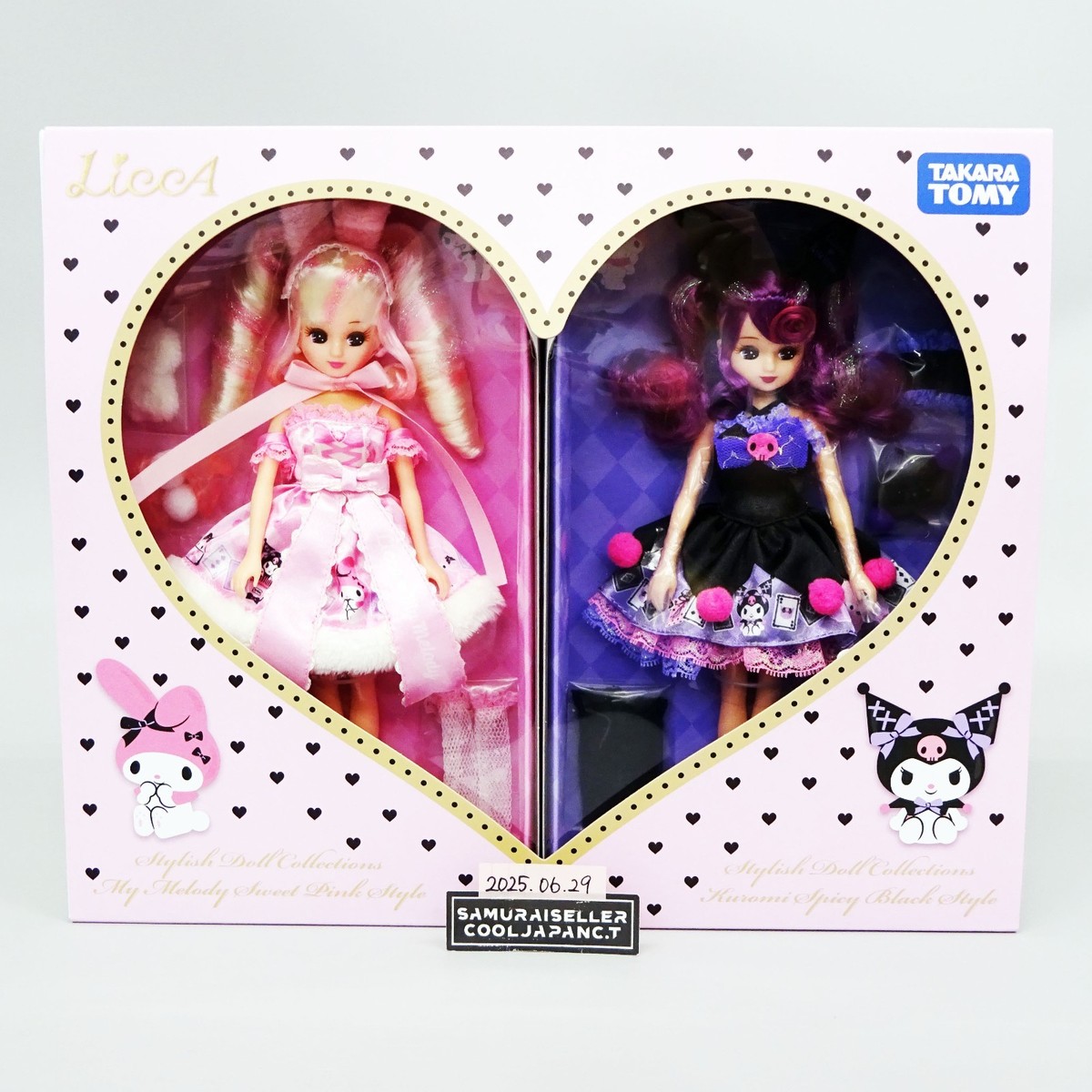 Licca Doll Kuromi My Melody Sanrio TAKARA TOMY Gothic Lolita