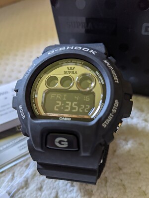 NWT Casio G-SHOCK SUPRA GD-X6900SP-1 black polka dot limited
