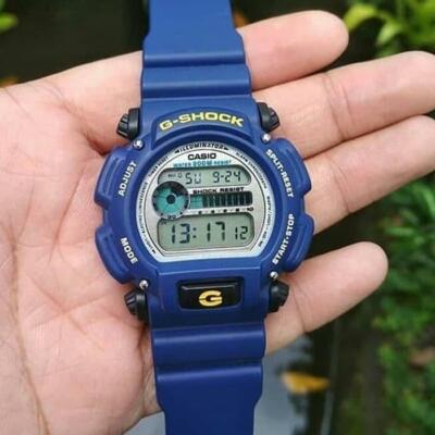 Casio G-Shock DW-9052-2V Digital Men's Blue Resin Stopwatch Quartz