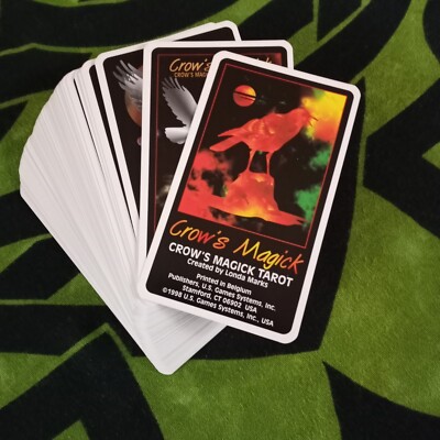 CROW'S MAGICK TAROT by Londa Marks US Games RARE CLASSIC OOP 1998