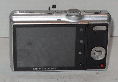 Kodak EasyShare M340 10.2MP Digital Camera - Silver Tested Works