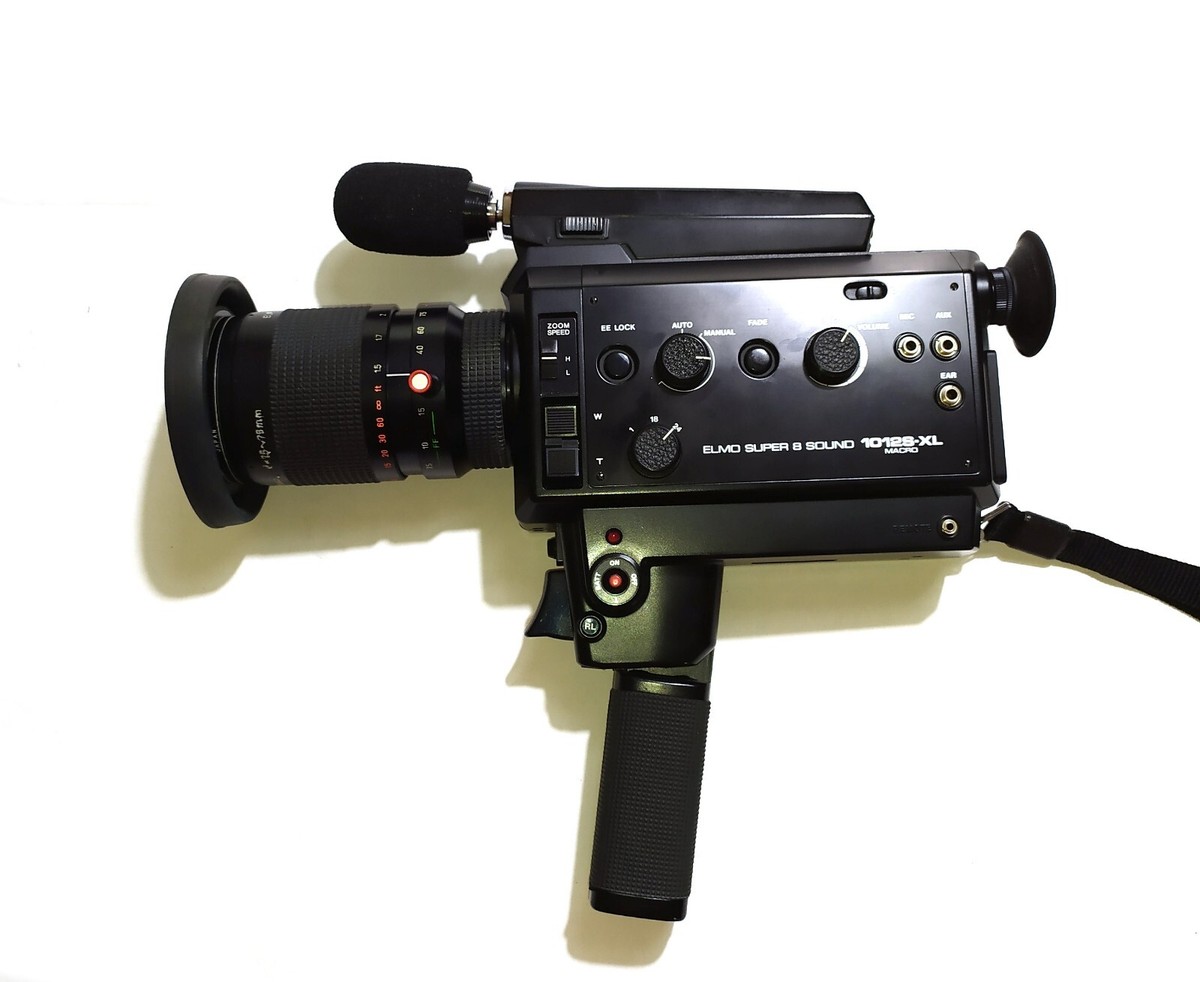 Vintage ELMO Super 8 SOUND 1012S-XL Macro Cine Movie camera 8mm