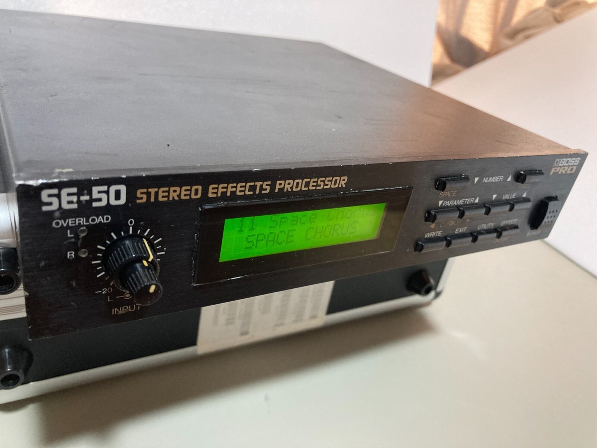 Boss SE-50 Stereo Vintage Effects Processor SE50 Tested Work | eBay