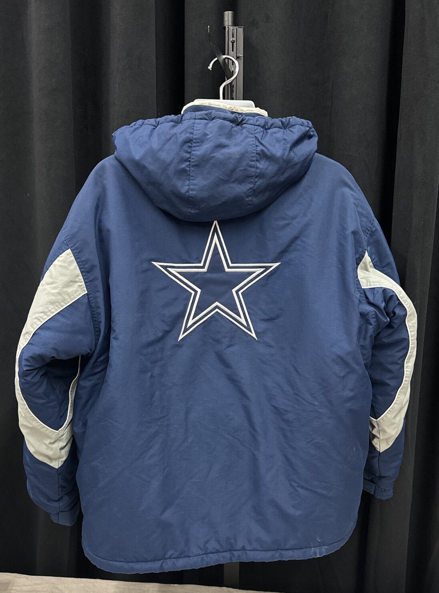 Dallas Cowboys Vintage NFL Spotlight Men's Full Zip Blue Winter